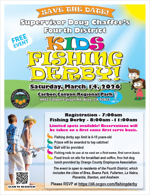 Fishing Derby Spring 2026 Flyer