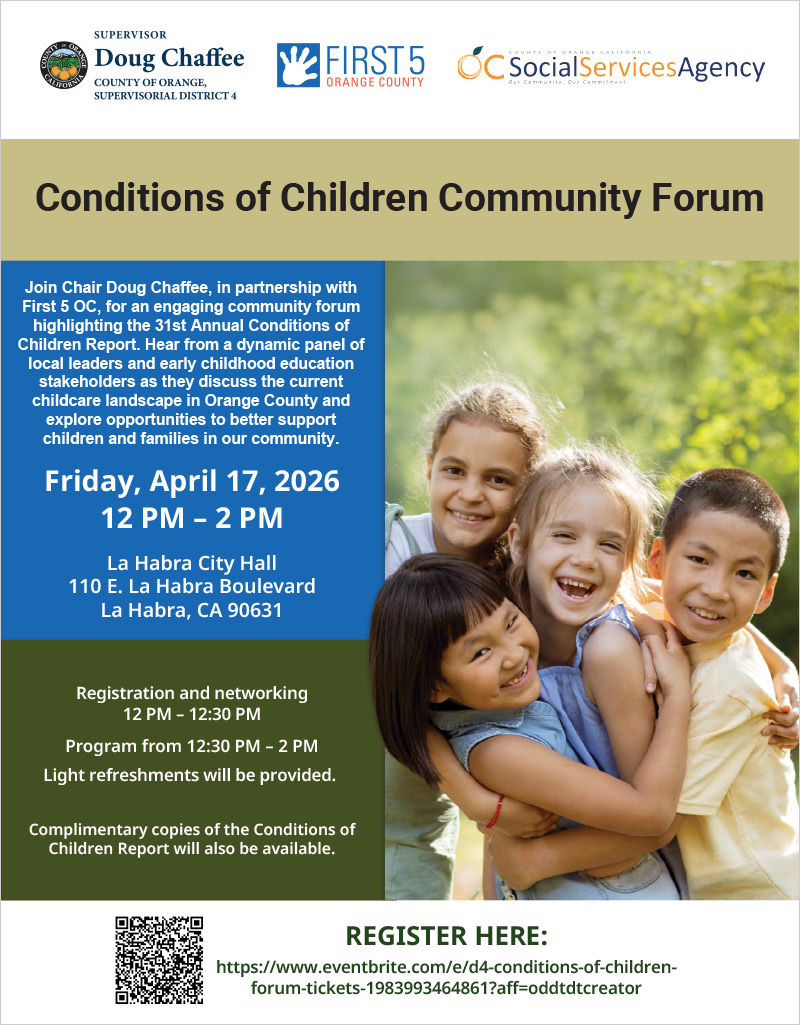 the 4th District Conditions of Children Community Forum
