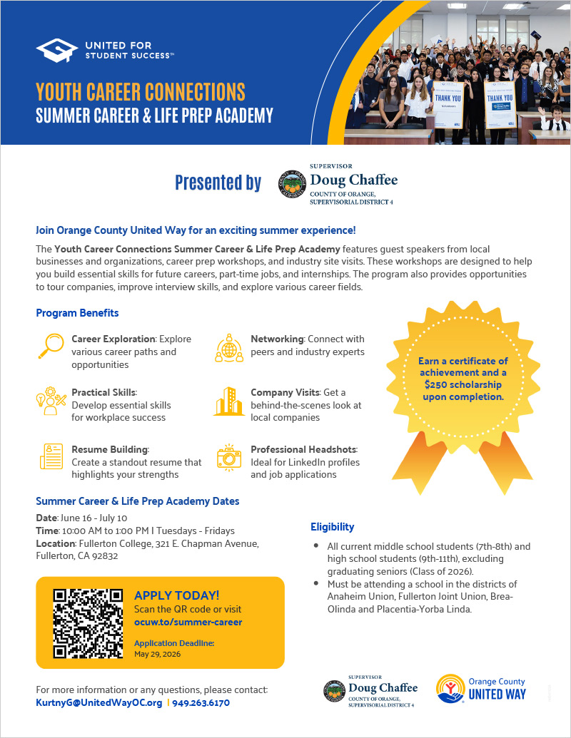 Summer Career and Life Prep Academy